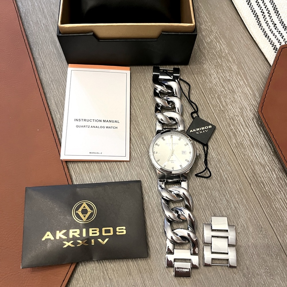 Womens Akribos XXIV Quartz Analog Watch